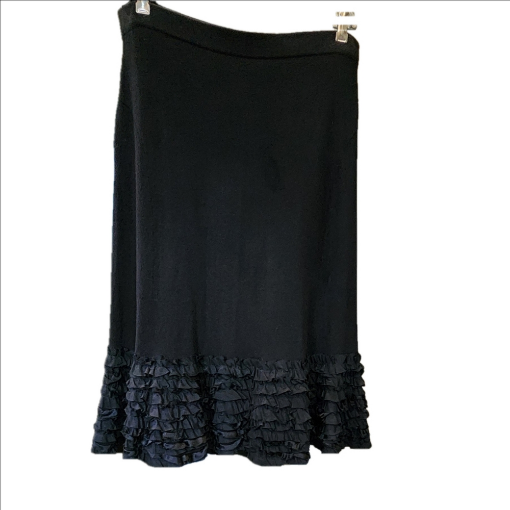 ZOZO RUFFLED HEM  KNIT SKIRT